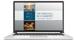 PowerPoint: The Timeline of Paul's Ministry, Conversion to Martyrdom - Chart