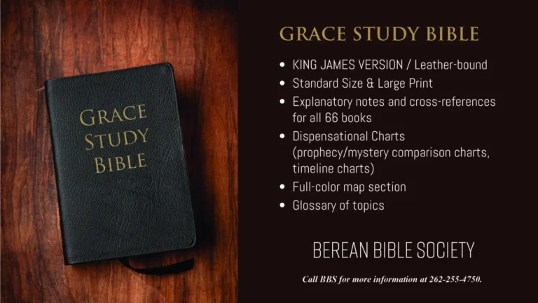 Grace Study Bible Advert